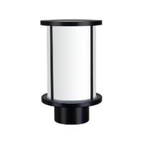 Domus BL-400 25W E27 Cylinder Bollard Head Frosted Glass