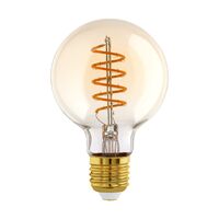 Eglo 4W E27 LED G80 Globe Amber