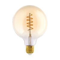 Eglo 4W E27 LED G125 Globe Amber