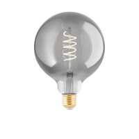 Eglo 4W E27 LED G125 Globe Black Transparent