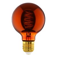 Eglo 4W E27 LED G80 Globe Copper Vapourised