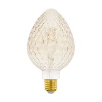 Eglo 2.5W E27 LED B95 Globe Amber Pattern