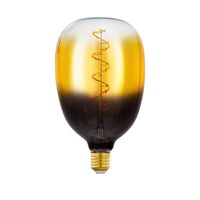 Eglo 4W E27 LED T120 Globe Brown