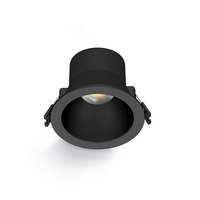 Atom Lighting Maximus 8W Tri-CCT Low Glare LED Downlight Black