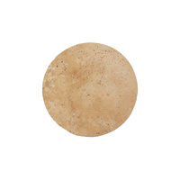 Oriel Lighting Dot 20 8W Tri-Colour LED Wall Light Travertine