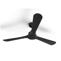 Atom Keppel 3 Blade 54" DC Ceiling Fan Black