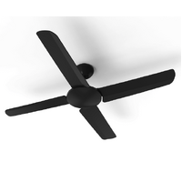 Atom Air Splash 52" DC IP66 Ceiling Fan Black