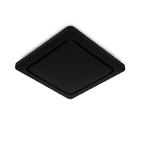 Atom Air Eclipse Fascia 240mm Square Black
