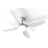 Atom Coolum 52" 75W AC Ceiling Fan with 20W CCT LED Light White