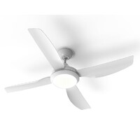Atom Sanur 52" 40W DC Ceiling Fan with 20W CCT LED Light White