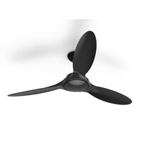 Atom Bronte 54" 40W DC Ceiling Fan Black