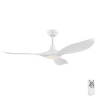 Eglo Noosa 52" DC Fan 18W LED Tri-Col White