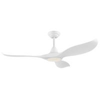 Eglo Noosa 52" DC Fan 18W LED Tri-Col White