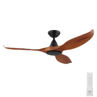 Eglo Noosa 52" DC Fan Teak/Black