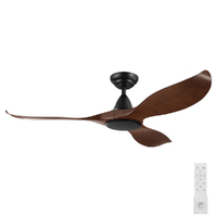 Eglo Noosa 52" DC Fan Aged Elm/Black