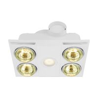 Eglo Heatflow Bathroom Heater 4x275W White