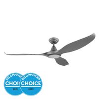 Eglo Noosa 60" DC Fan 18W LED Tri-Col Titanium