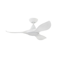 Eglo Noosa 40" DC Fan 18W LED Tri-Col White
