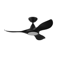 Eglo Noosa 40" DC Fan 18W LED Tri-Col Black