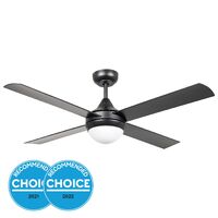 Eglo Stradbroke 48" DC Fan E27 Matt Black