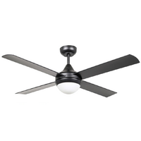 Eglo Stradbroke 48" DC Fan E27 Matt Black