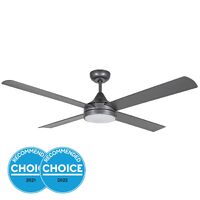 Eglo Stradbroke 52" DC Fan LED Titanium