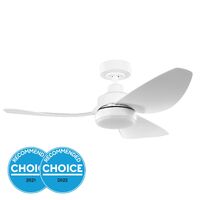 Eglo Torquay 42" DC LED Fan White