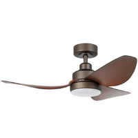 Eglo Torquay 42" DC LED Fan Oil Rubbed Bronze/Koa