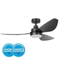 Eglo Torquay 48" DC LED Fan Black