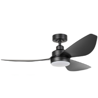 Eglo Torquay 48" DC LED Fan Black