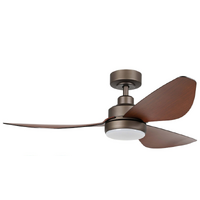Eglo Torquay 48" DC LED Fan Oil Rubbed Bronze/Koa