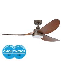 Eglo Torquay 56" DC LED Fan Oil Rubbed Bronze/Koa