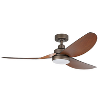 Eglo Torquay 56" DC LED Fan Oil Rubbed Bronze/Koa