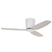 Eglo Seacliff 44" DC Fan White/Gessami Oak