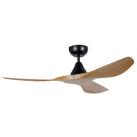 Eglo Surf Ceiling Fan 48" Black/Teak