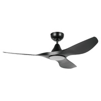 Eglo Surf Ceiling Fan with Light 48" Black