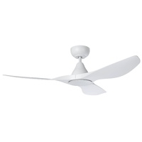 Eglo Surf Ceiling Fan with Light 52" White