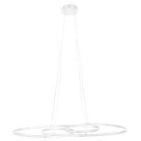 Eglo Gianella 1000mm White Sculptural Dimmable LED Linear Pendant Light