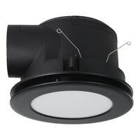 Eglo Samba Black Round LED Exhaust Fan