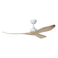 Eglo Currumbin 60 DC Natural/White Ceiling Fan