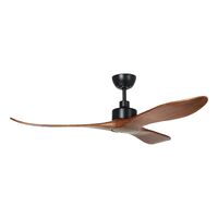 Eglo Currumbin 60 DC Merbau/Black Ceiling Fan