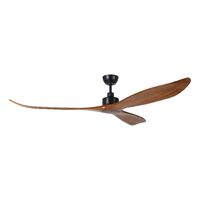 Eglo Currumbin 80 DC Merbau/Black Ceiling Fan