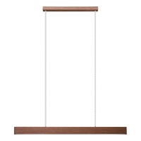 Eglo Climene 3 1200mm Linear Pendant Walnut