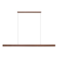 Eglo Climene 3 2400mm Linear Pendant Walnut