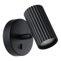 Eglo Portillo Tri-Colour Dimmable Wall Light Black