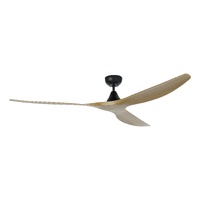 Eglo Surf Ceiling Fan 72" Black/Teak
