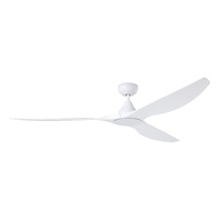 Eglo Surf Ceiling Fan with Light 72" White