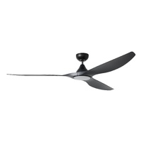 Eglo Surf Ceiling Fan with Light 72" Black