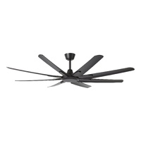 Eglo Santorini DC Ceiling Fan Black 66"