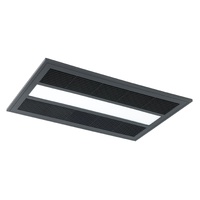 Eglo Salvador 4-in-1 Bathroom Heater Exhaust Fan with LED Light Black